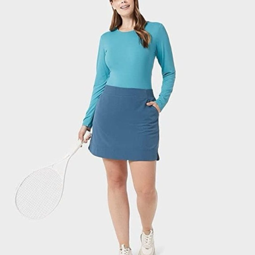 32 Degrees Cool Women's Roselia Activewear Golf Skort in Teal Size Small
